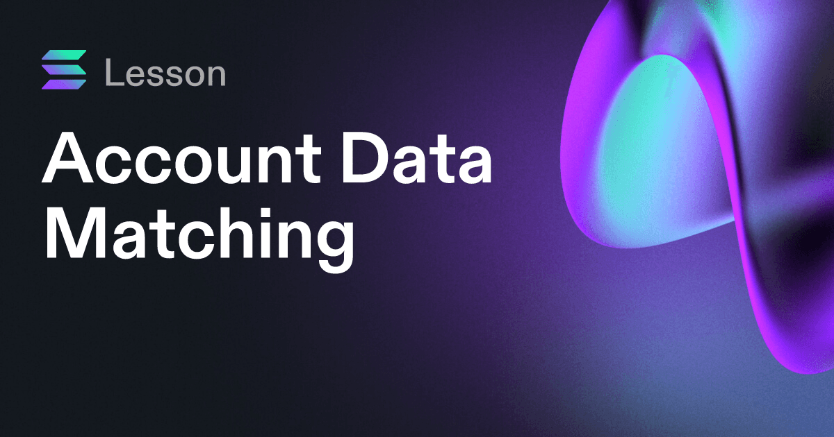 Account Data Matching